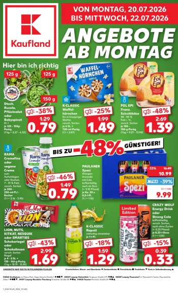 Prospekte Kaufland - 20.07.2026 - 22.07.2026.