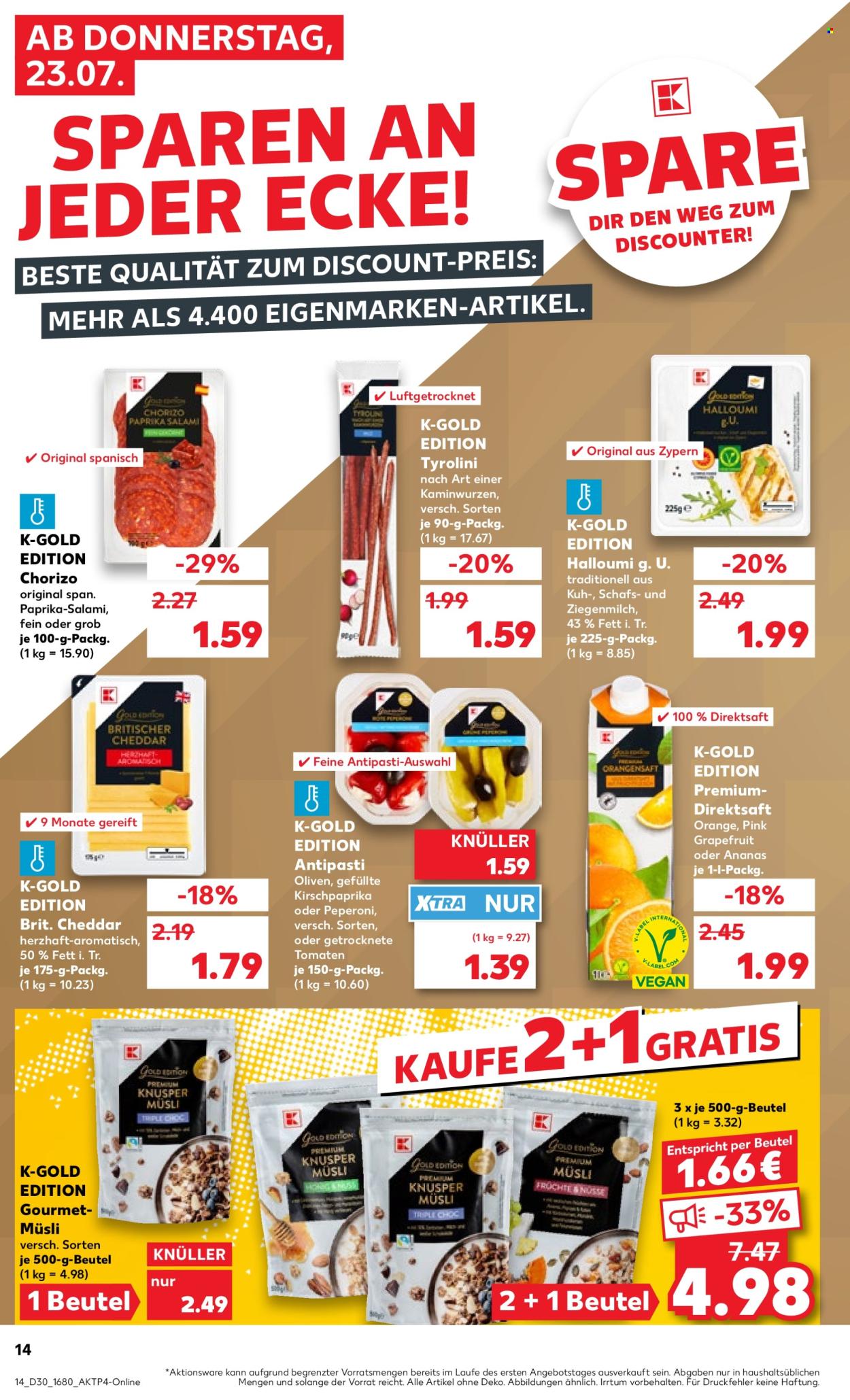 Leták Kaufland - 23.7.2026 - 29.7.2026. Strana 14