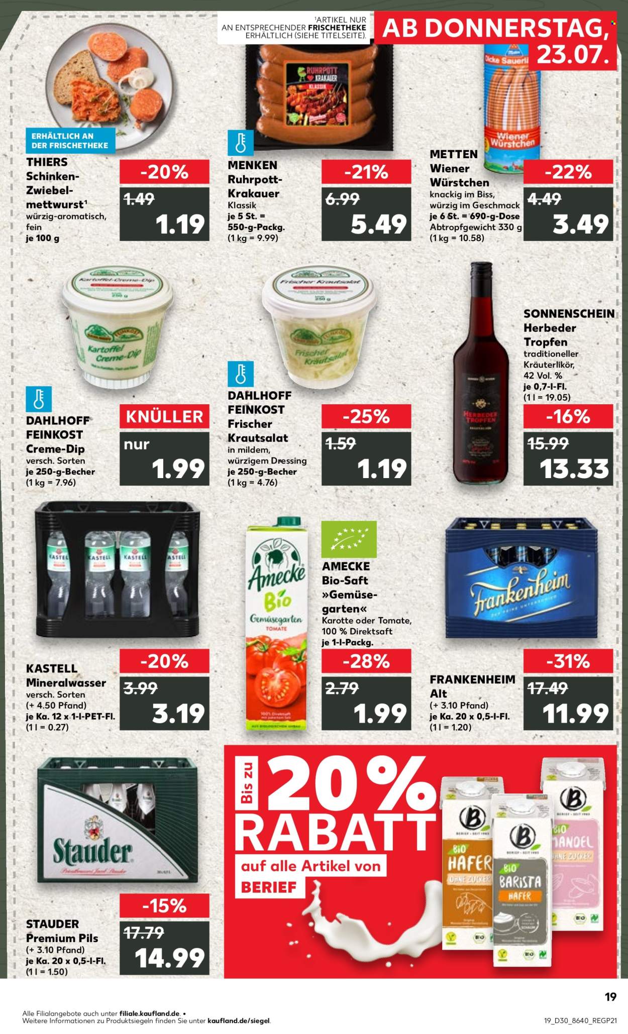 Leták Kaufland - 23.7.2026 - 29.7.2026. Strana 19