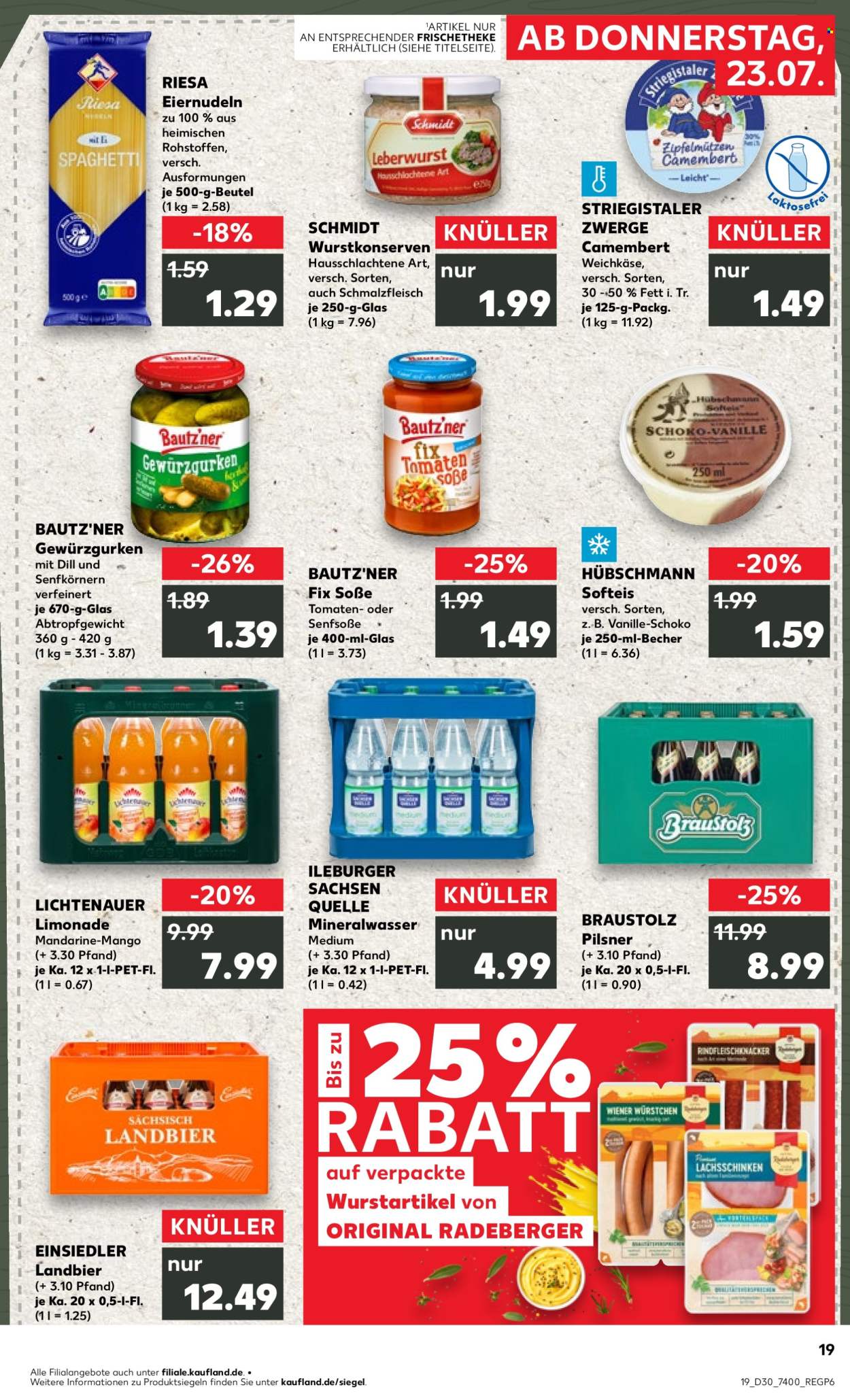 Leták Kaufland - 23.7.2026 - 29.7.2026. Strana 19
