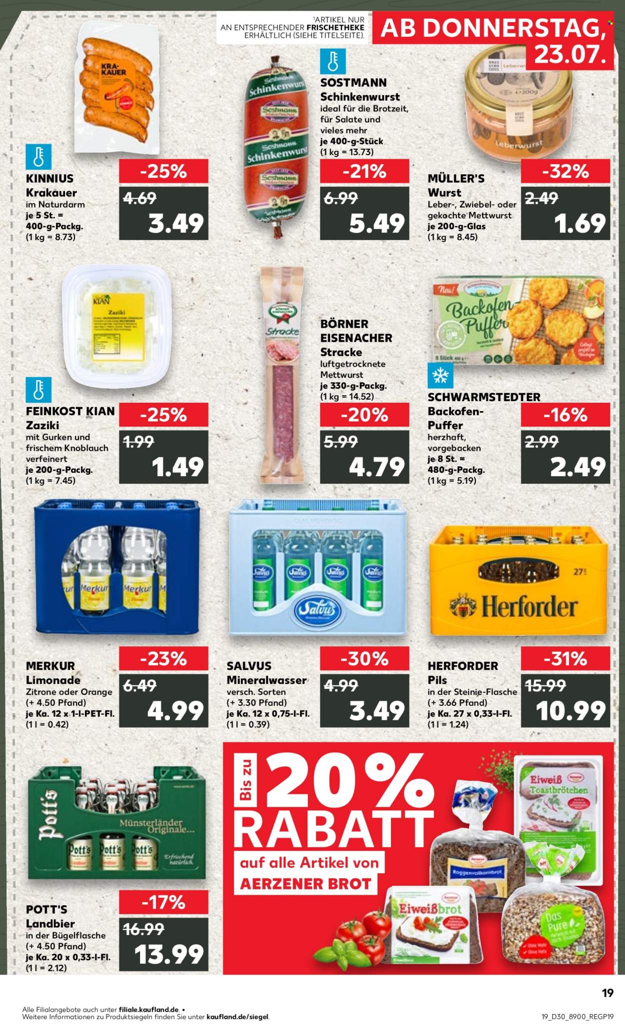 Kaufland Prospekte  - 23.07.2026 - 29.07.2026. Seite 19
