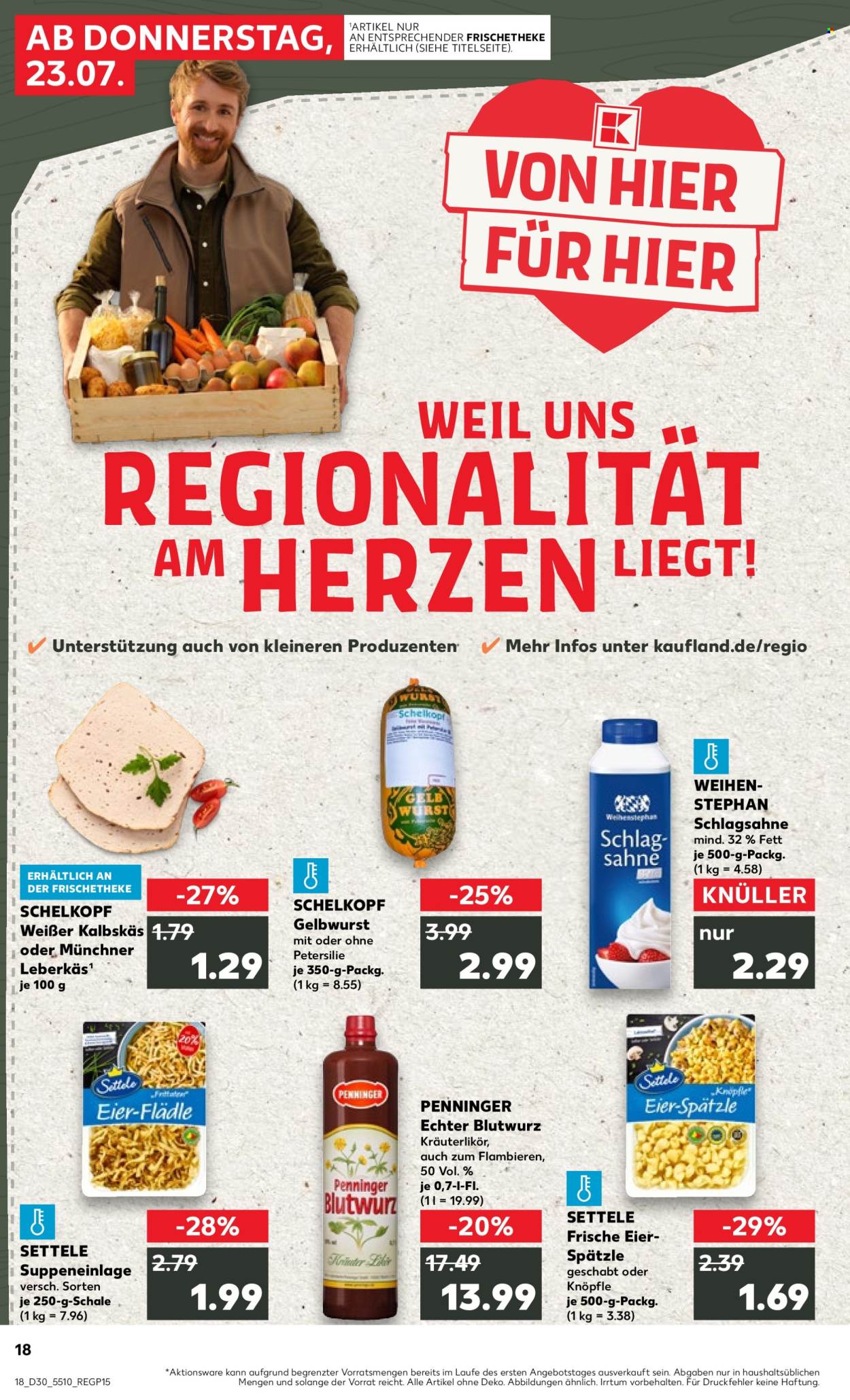 Leták Kaufland - 23.7.2026 - 29.7.2026. Strana 18