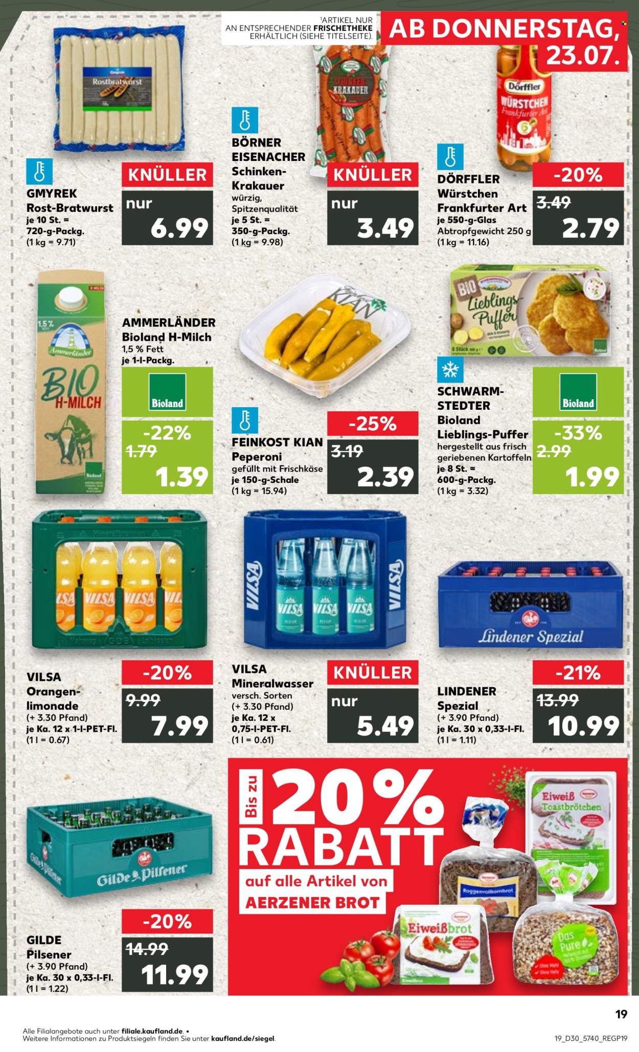 Kaufland Prospekte  - 23.07.2026 - 29.07.2026. Seite 19
