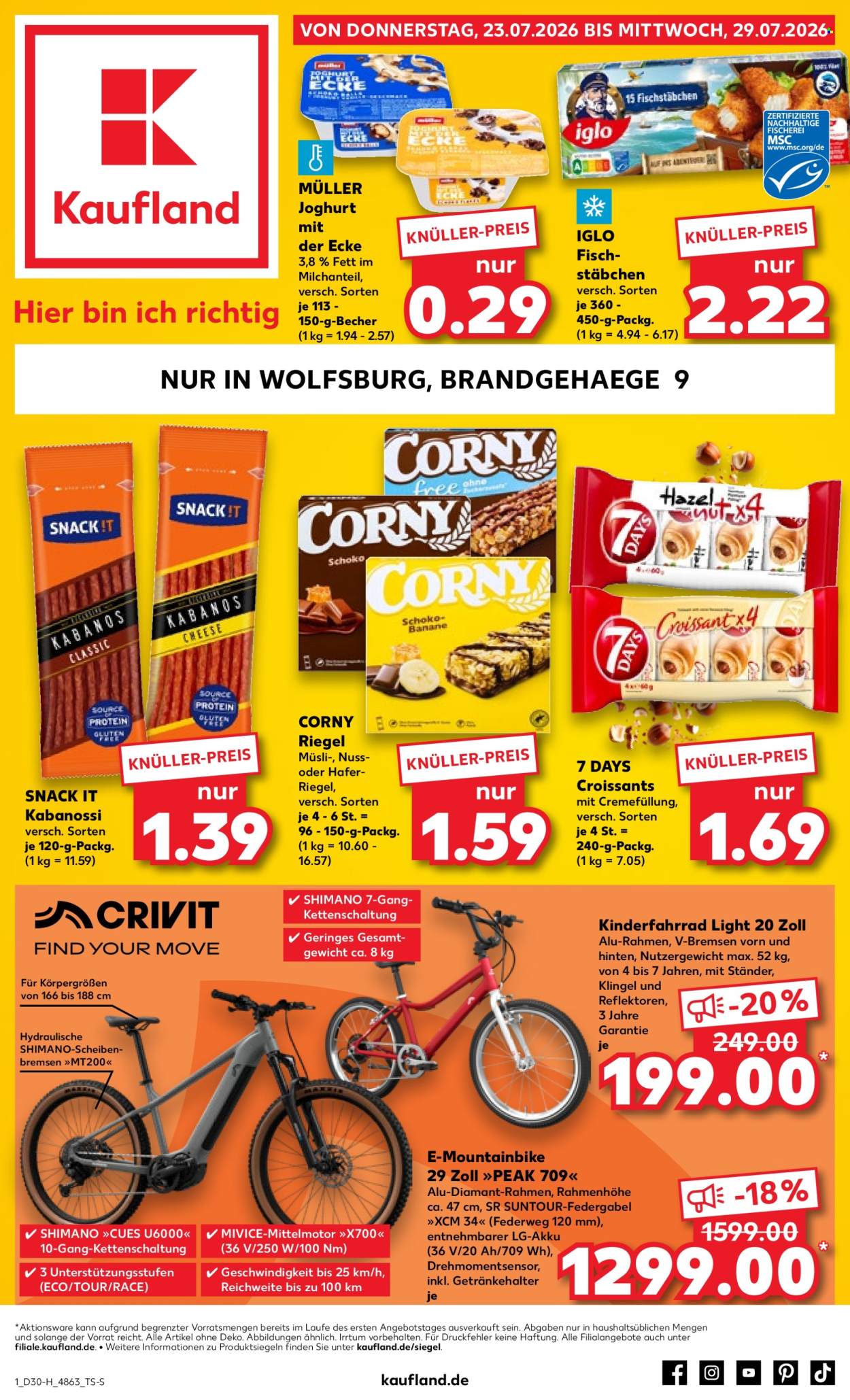 Leták Kaufland - 23.7.2026 - 29.7.2026. Strana 1
