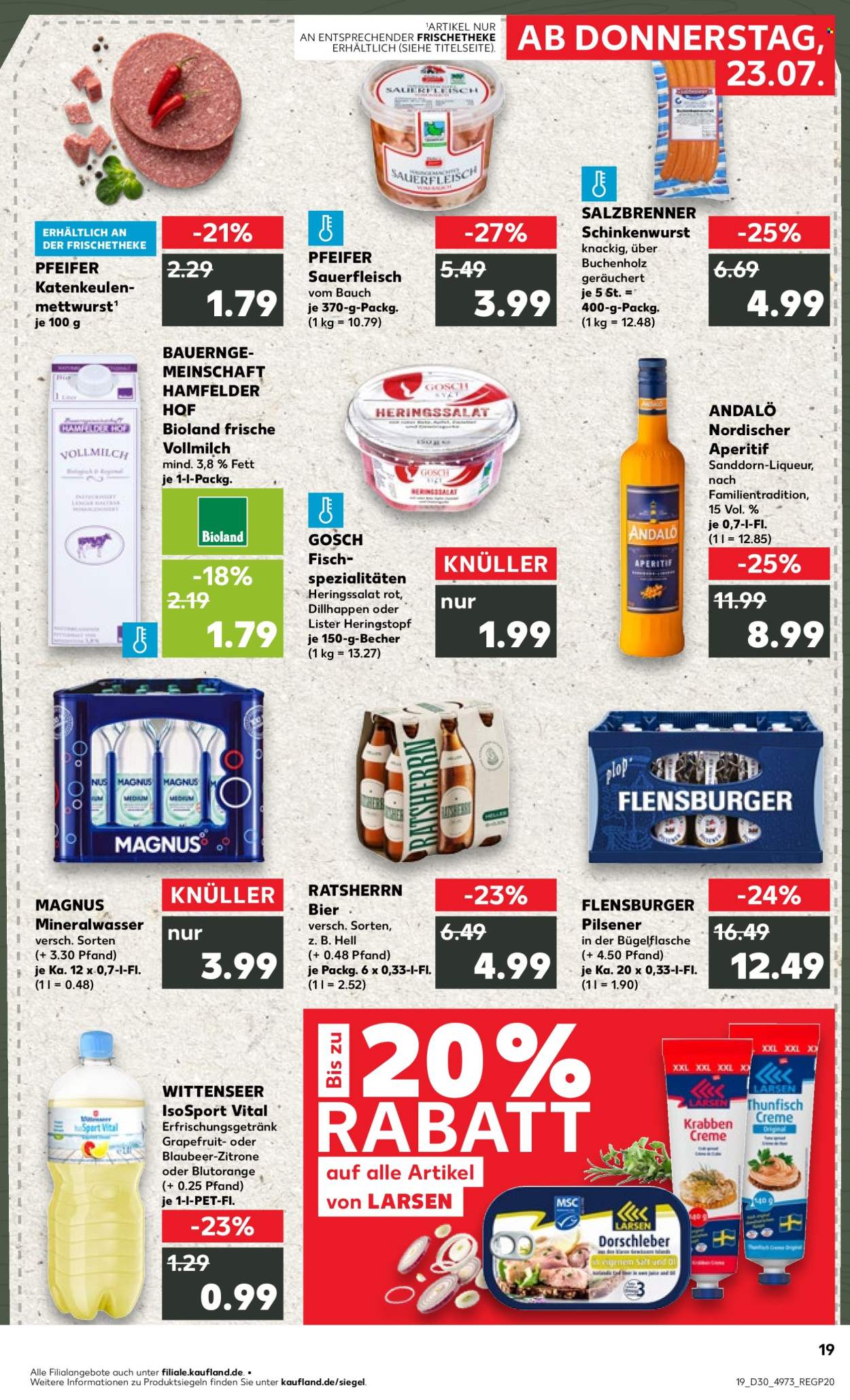 Kaufland Prospekte  - 23.07.2026 - 29.07.2026. Seite 19