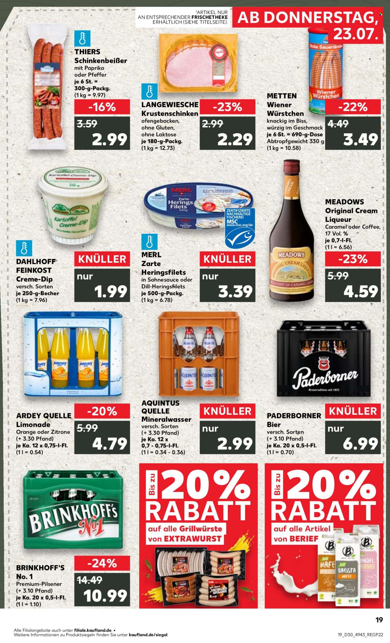Leták Kaufland - 23.7.2026 - 29.7.2026. Strana 19