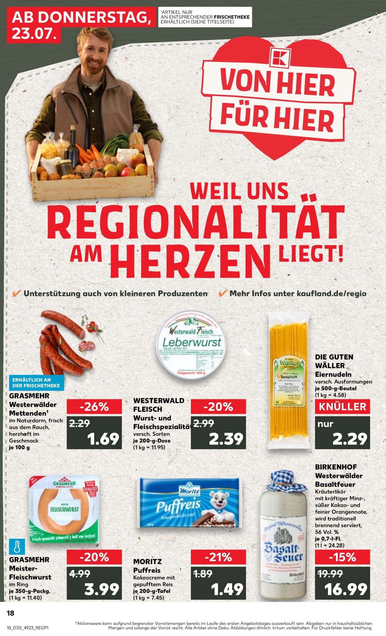 Leták Kaufland - 23.7.2026 - 29.7.2026. Strana 18
