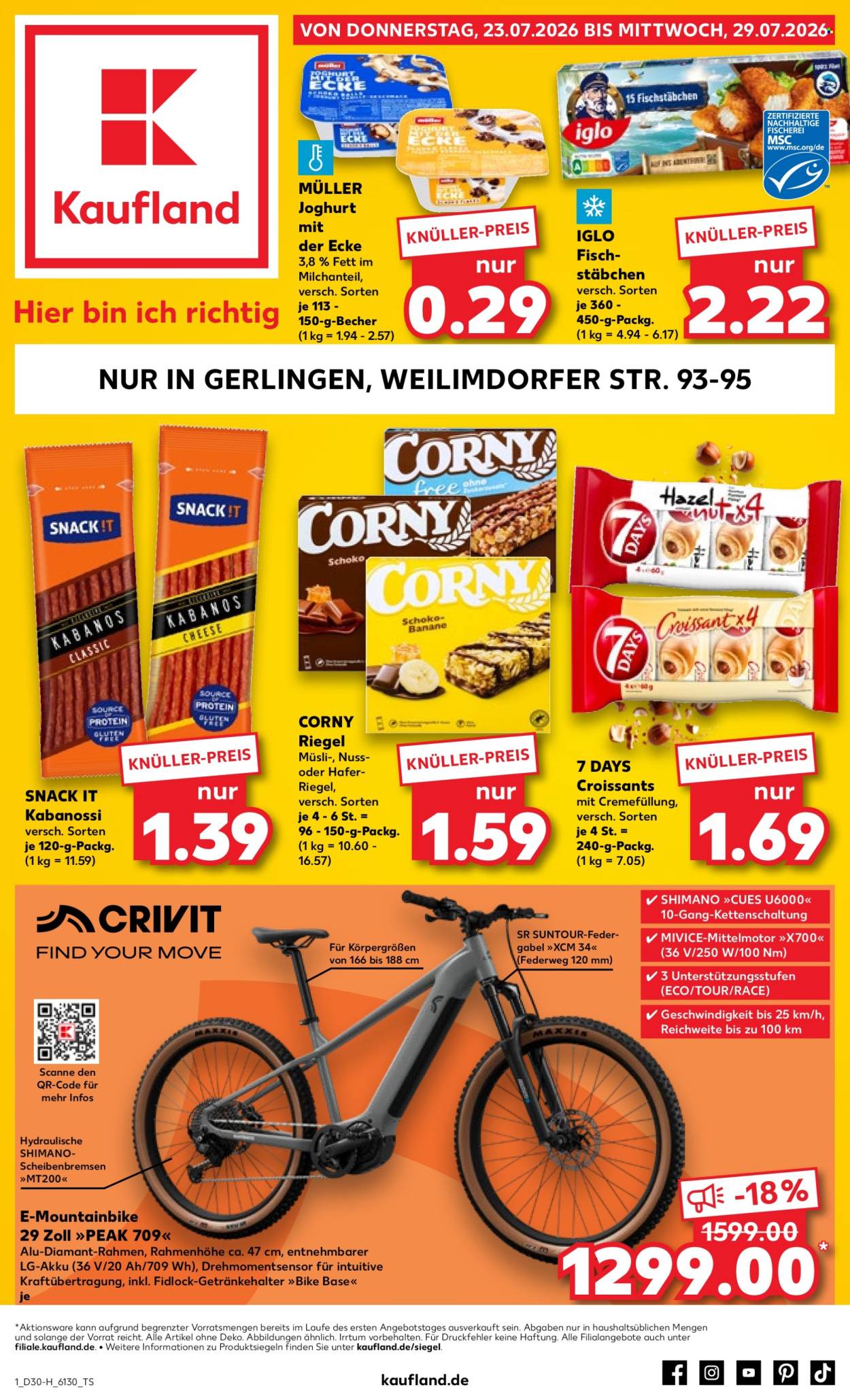 Leták Kaufland - 23.7.2026 - 29.7.2026. Strana 1