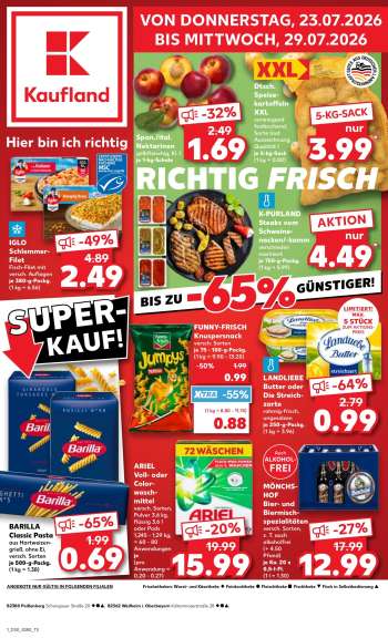 Prospekte Kaufland - 23.07.2026 - 29.07.2026.