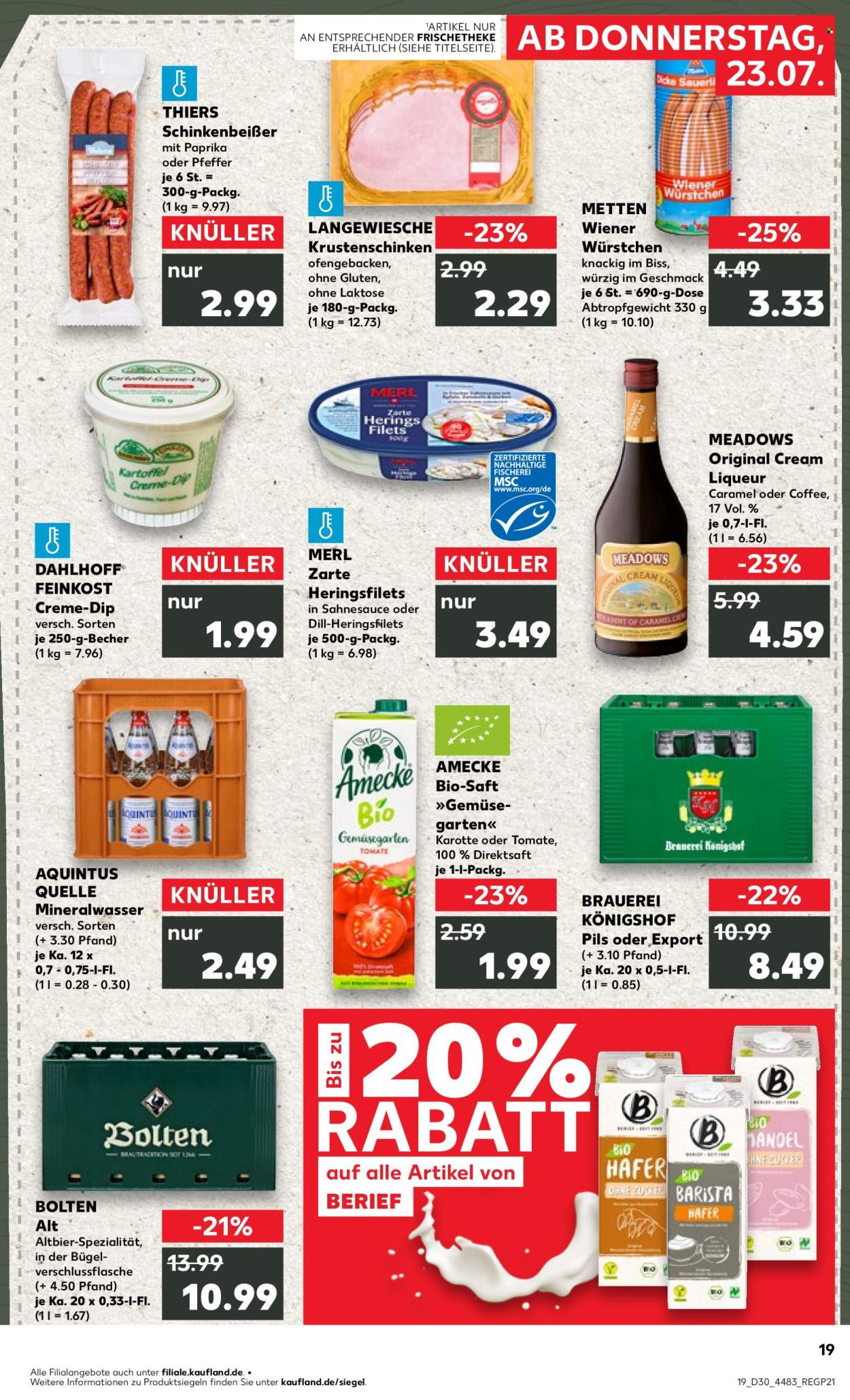 Leták Kaufland - 23.7.2026 - 29.7.2026. Strana 19