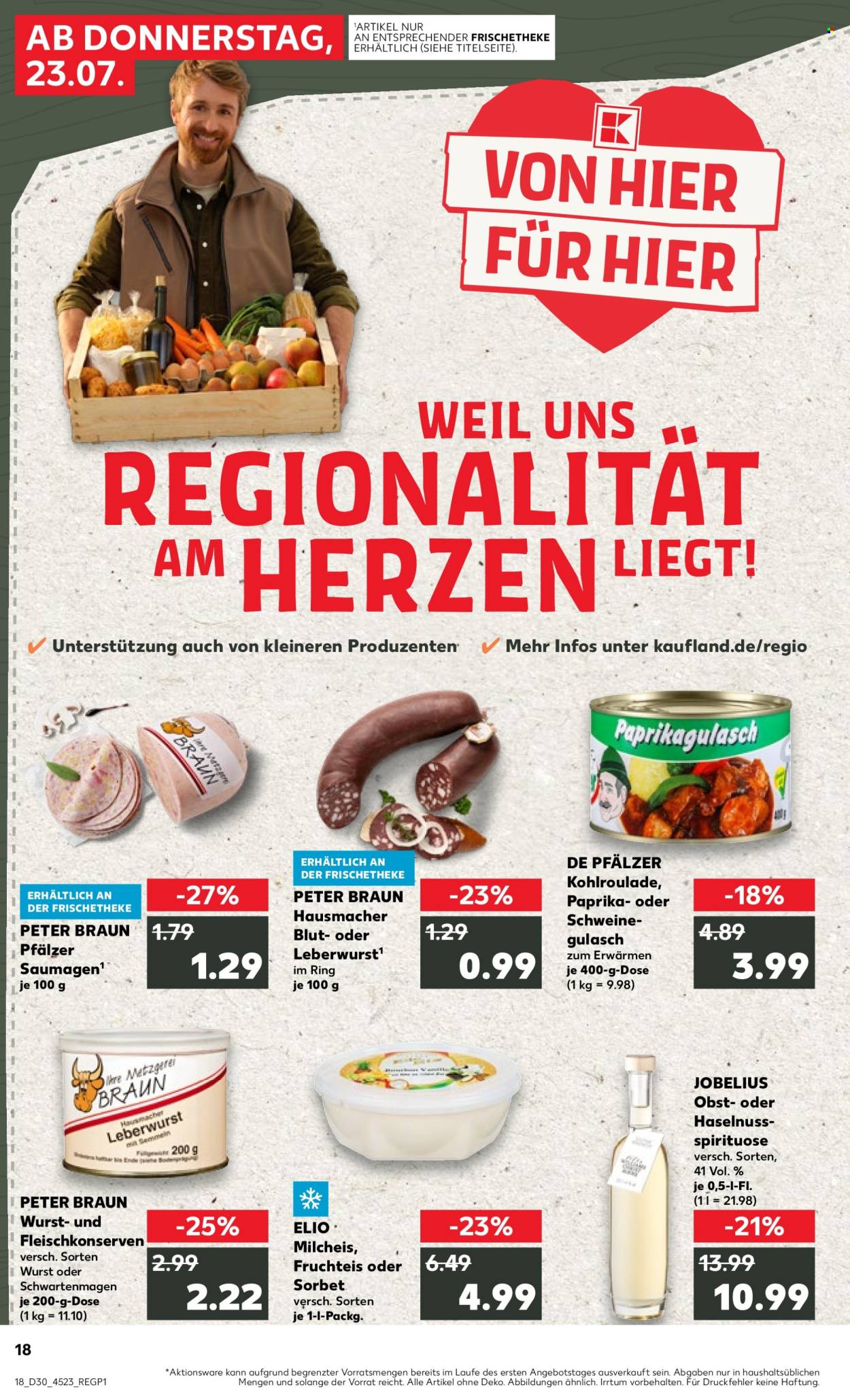 Leták Kaufland - 23.7.2026 - 29.7.2026. Strana 18