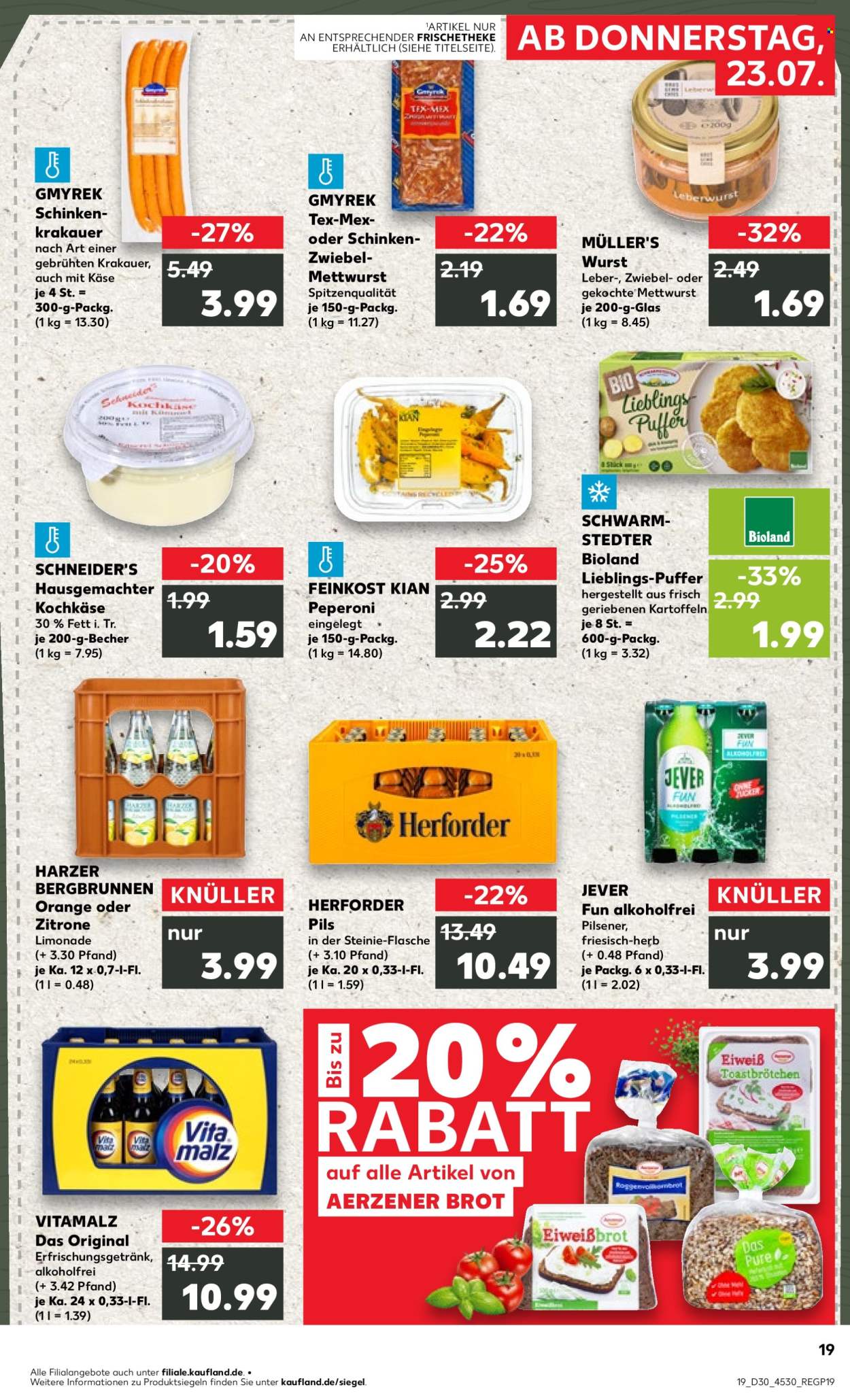 Leták Kaufland - 23.7.2026 - 29.7.2026. Strana 19
