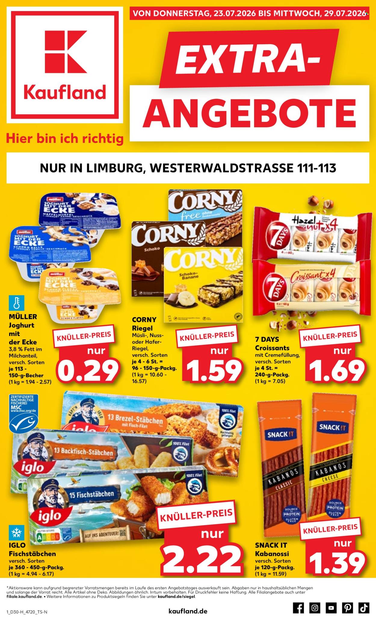 Leták Kaufland - 23.7.2026 - 29.7.2026. Strana 1