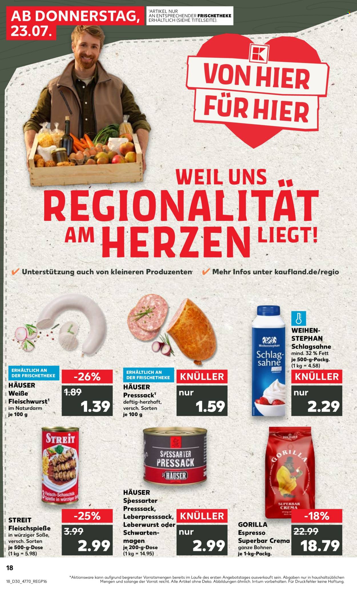 Leták Kaufland - 23.7.2026 - 29.7.2026. Strana 18