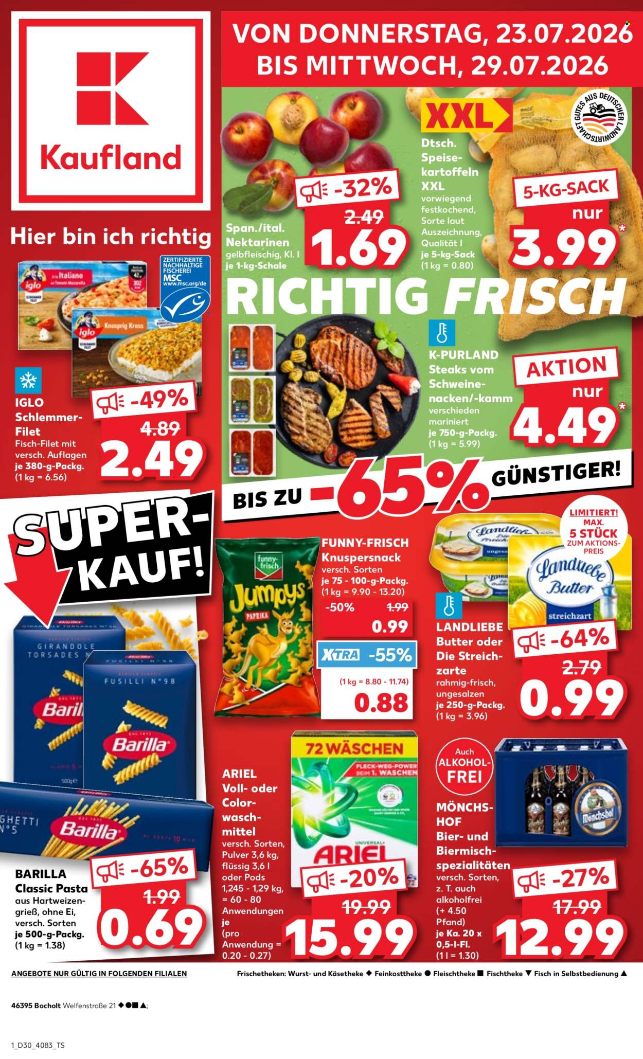 Kaufland Prospekte  - 23.07.2026 - 29.07.2026. Seite 1
