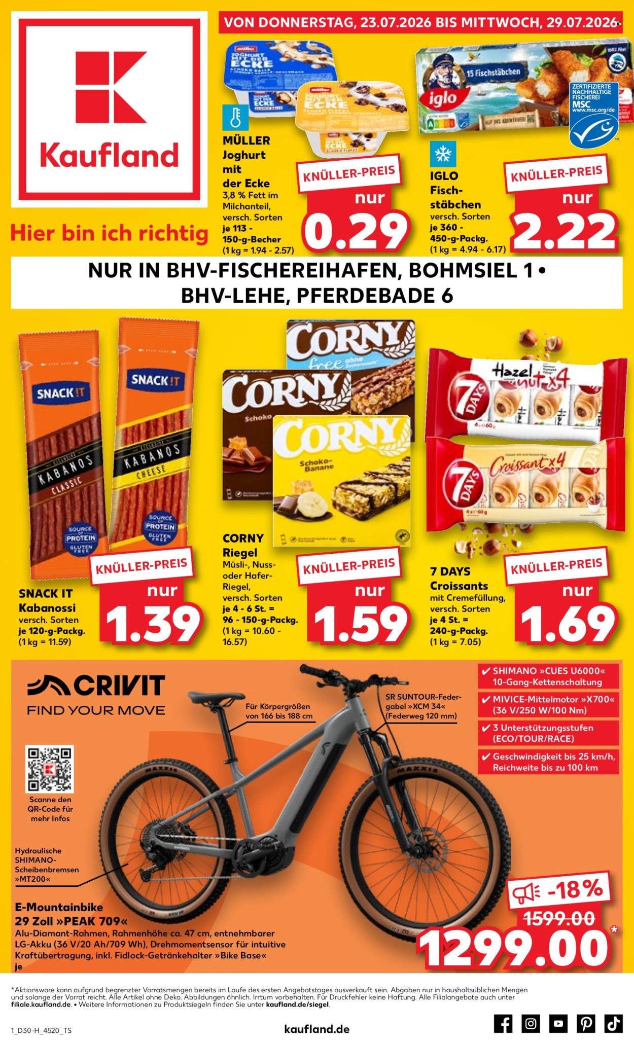 Leták Kaufland - 23.7.2026 - 29.7.2026. Strana 1