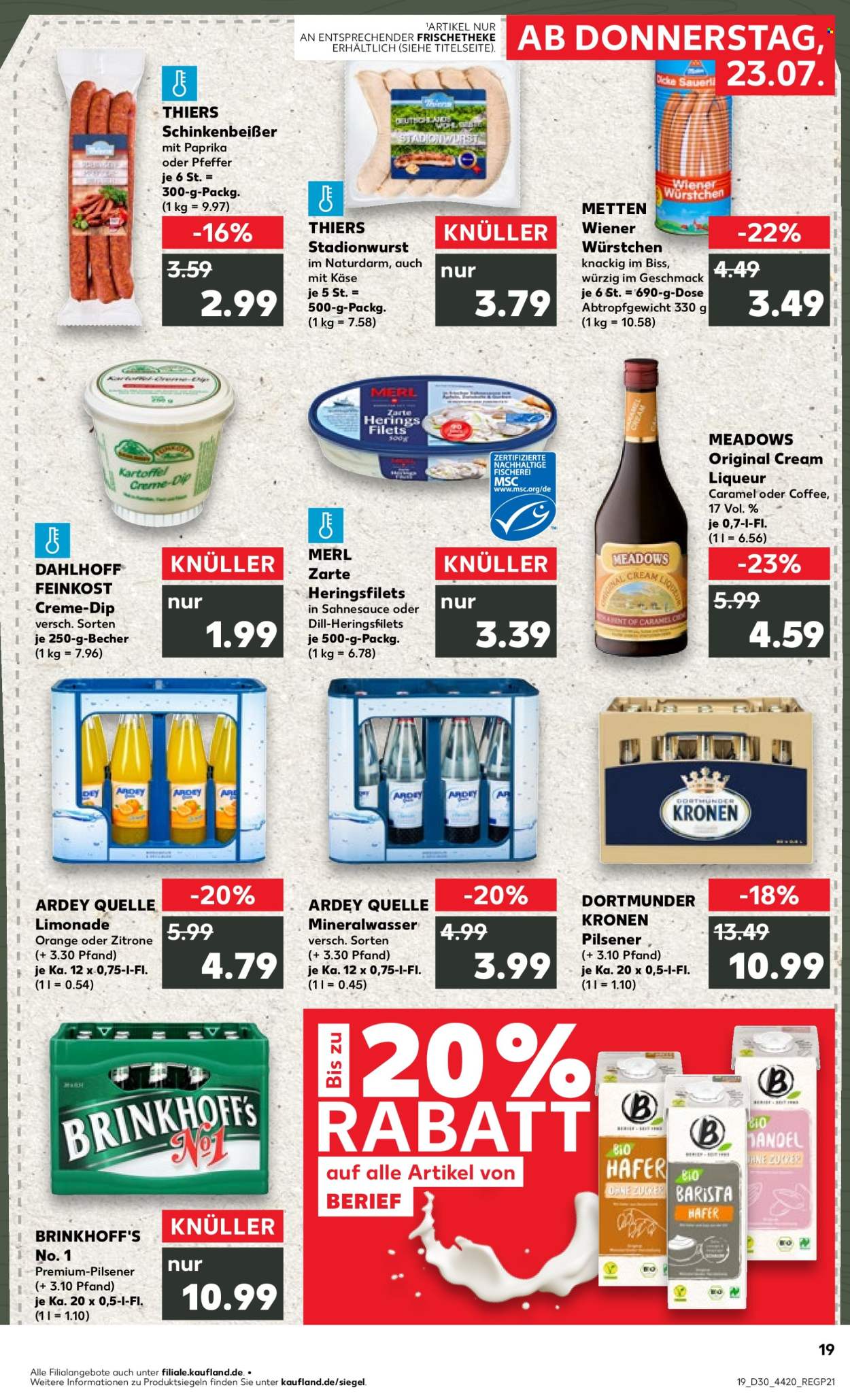 Leták Kaufland - 23.7.2026 - 29.7.2026. Strana 19