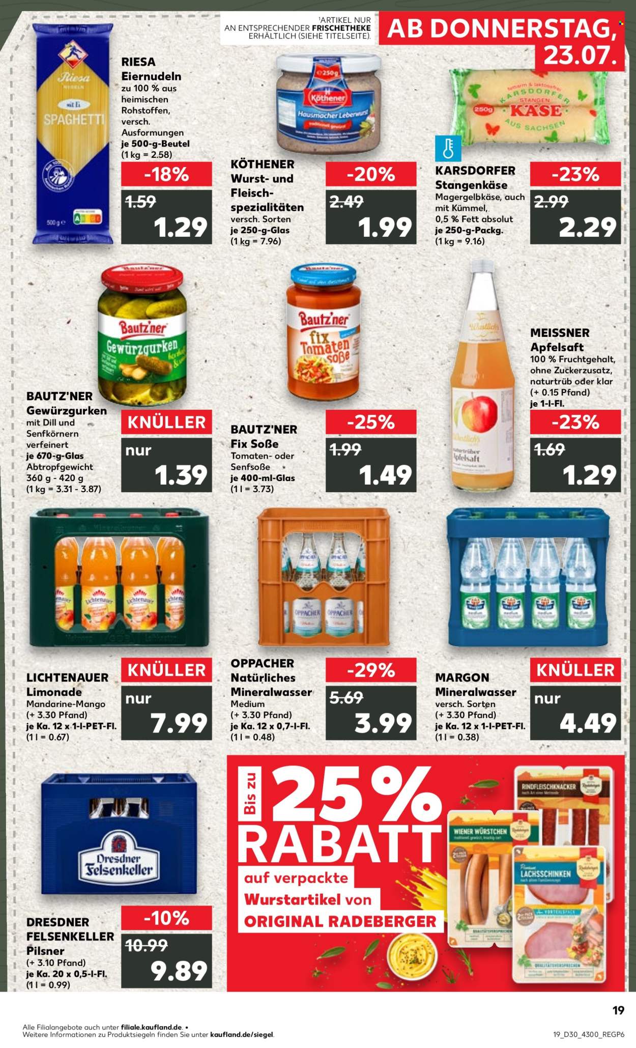 Kaufland Prospekte  - 23.07.2026 - 29.07.2026. Seite 19