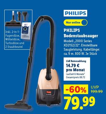 PHILIPS Bodenstaubsauger
