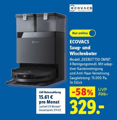 ECOVACS Saug- und Wischroboter