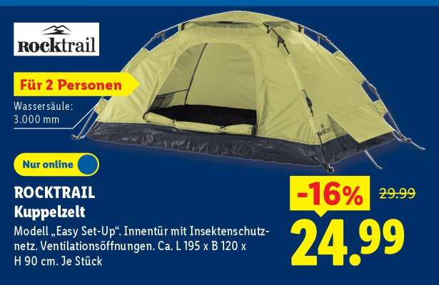 Rocktrail Kuppelzelt