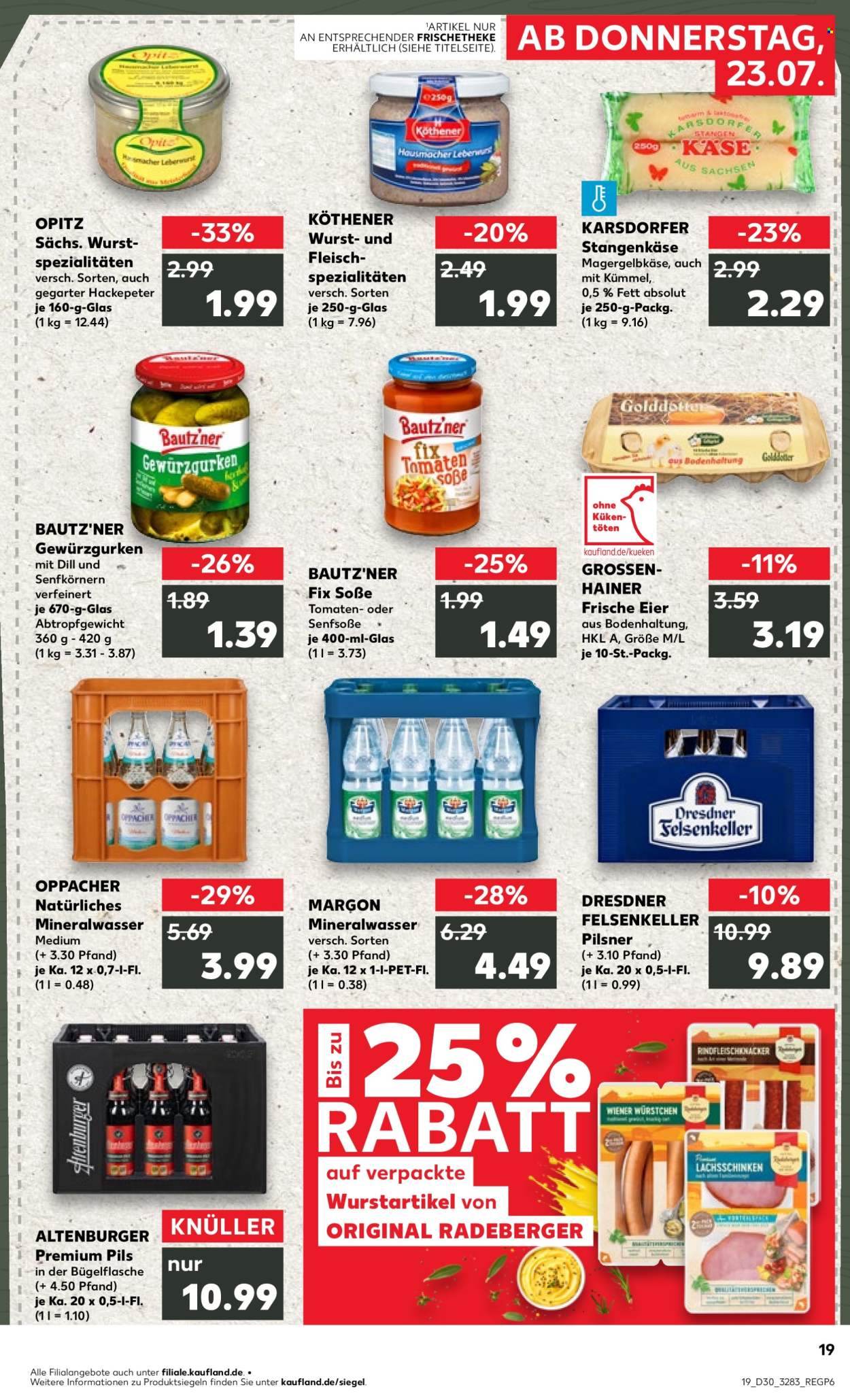 Leták Kaufland - 23.7.2026 - 29.7.2026. Strana 19