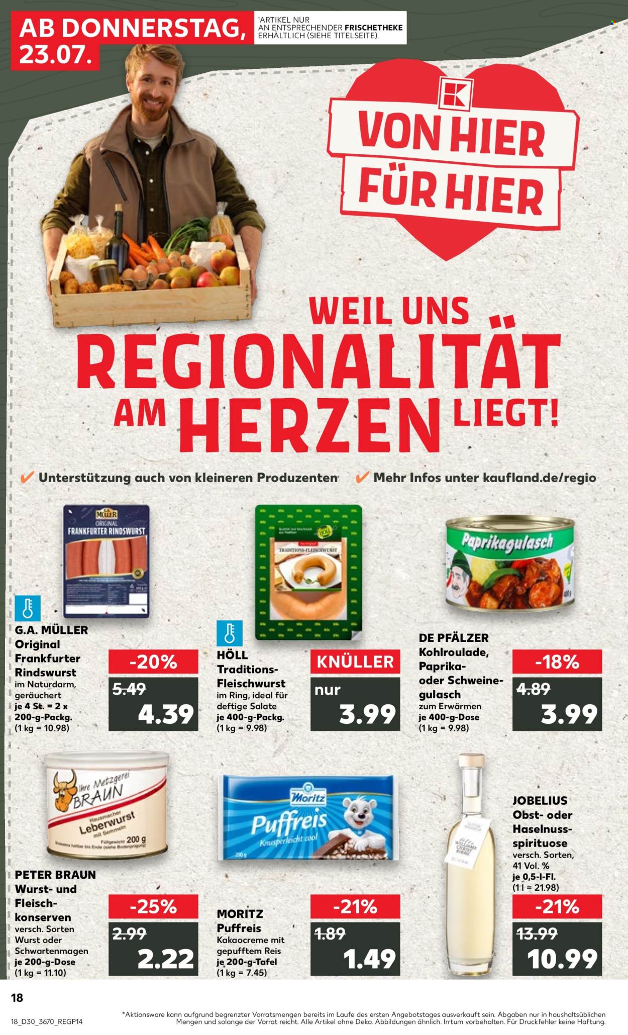 Leták Kaufland - 23.7.2026 - 29.7.2026. Strana 18