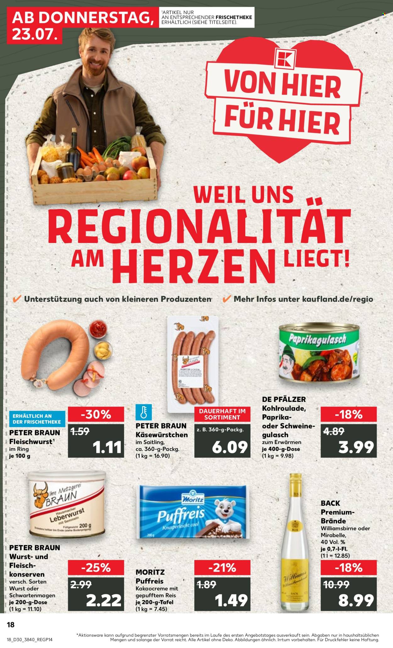 Leták Kaufland - 23.7.2026 - 29.7.2026. Strana 18