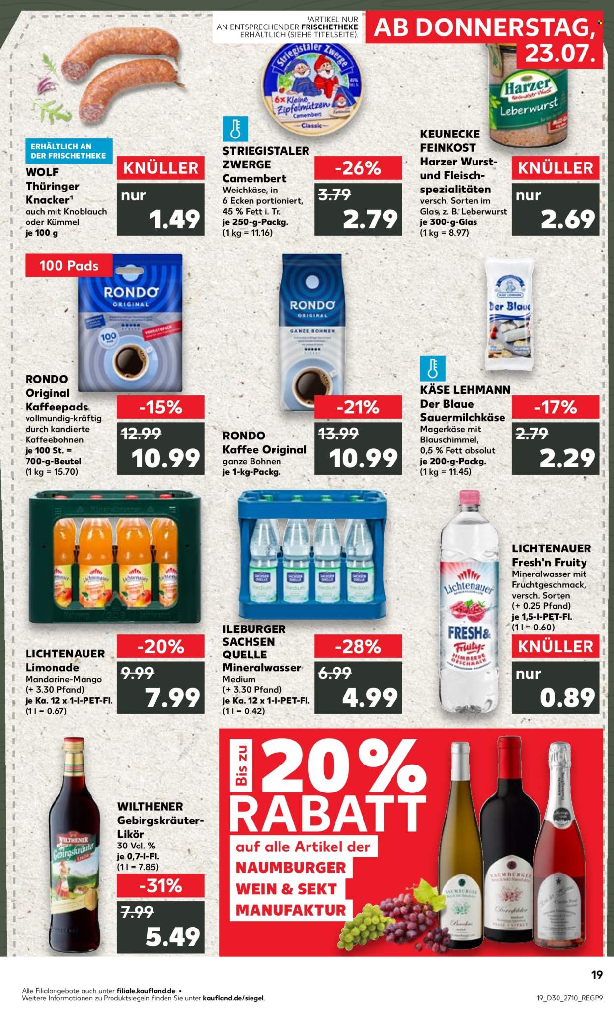 Leták Kaufland - 23.7.2026 - 29.7.2026. Strana 19