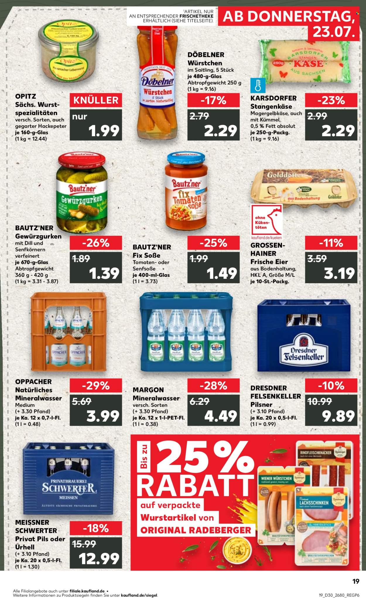 Leták Kaufland - 23.7.2026 - 29.7.2026. Strana 19