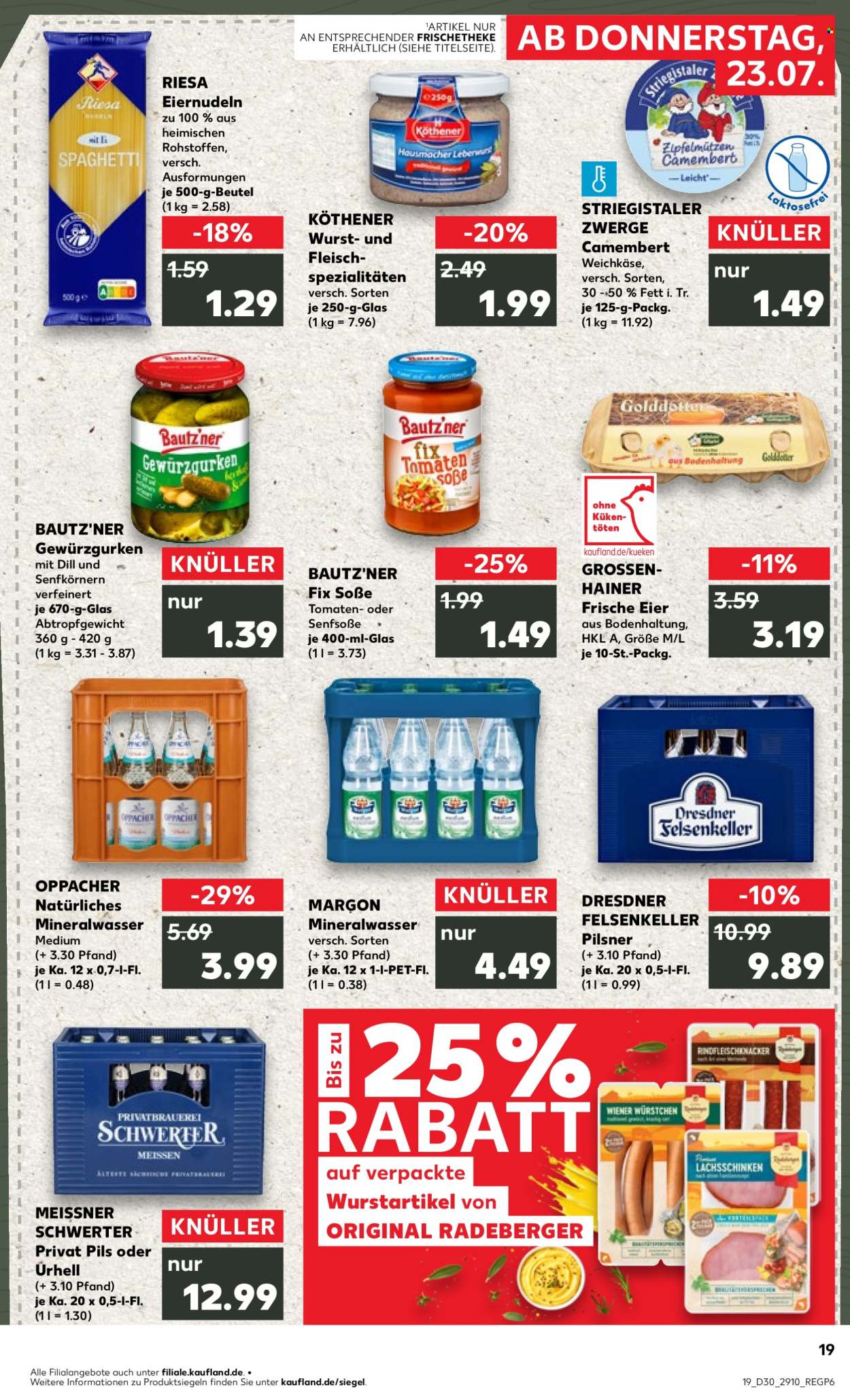 Leták Kaufland - 23.7.2026 - 29.7.2026. Strana 19