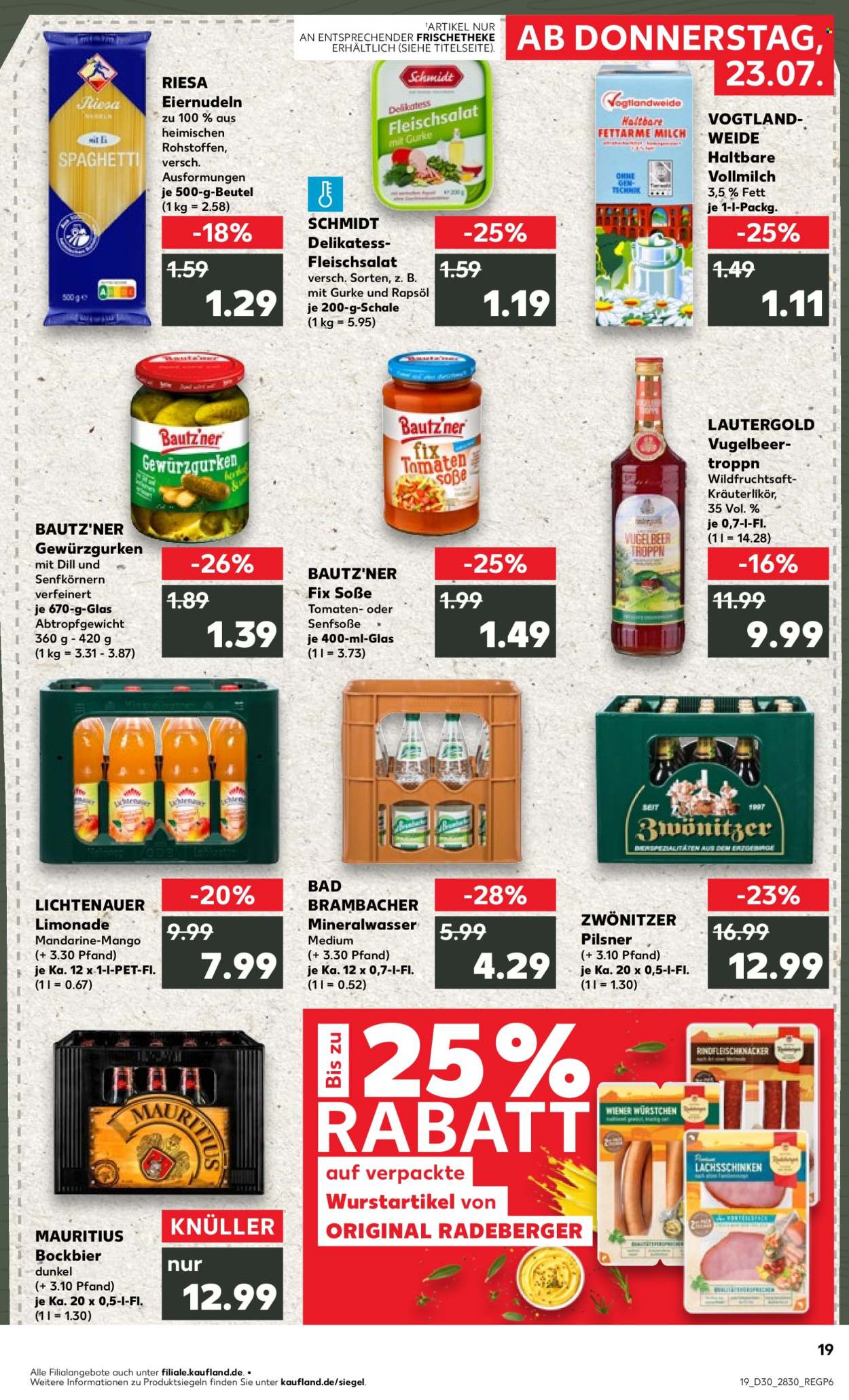 Leták Kaufland - 23.7.2026 - 29.7.2026. Strana 19