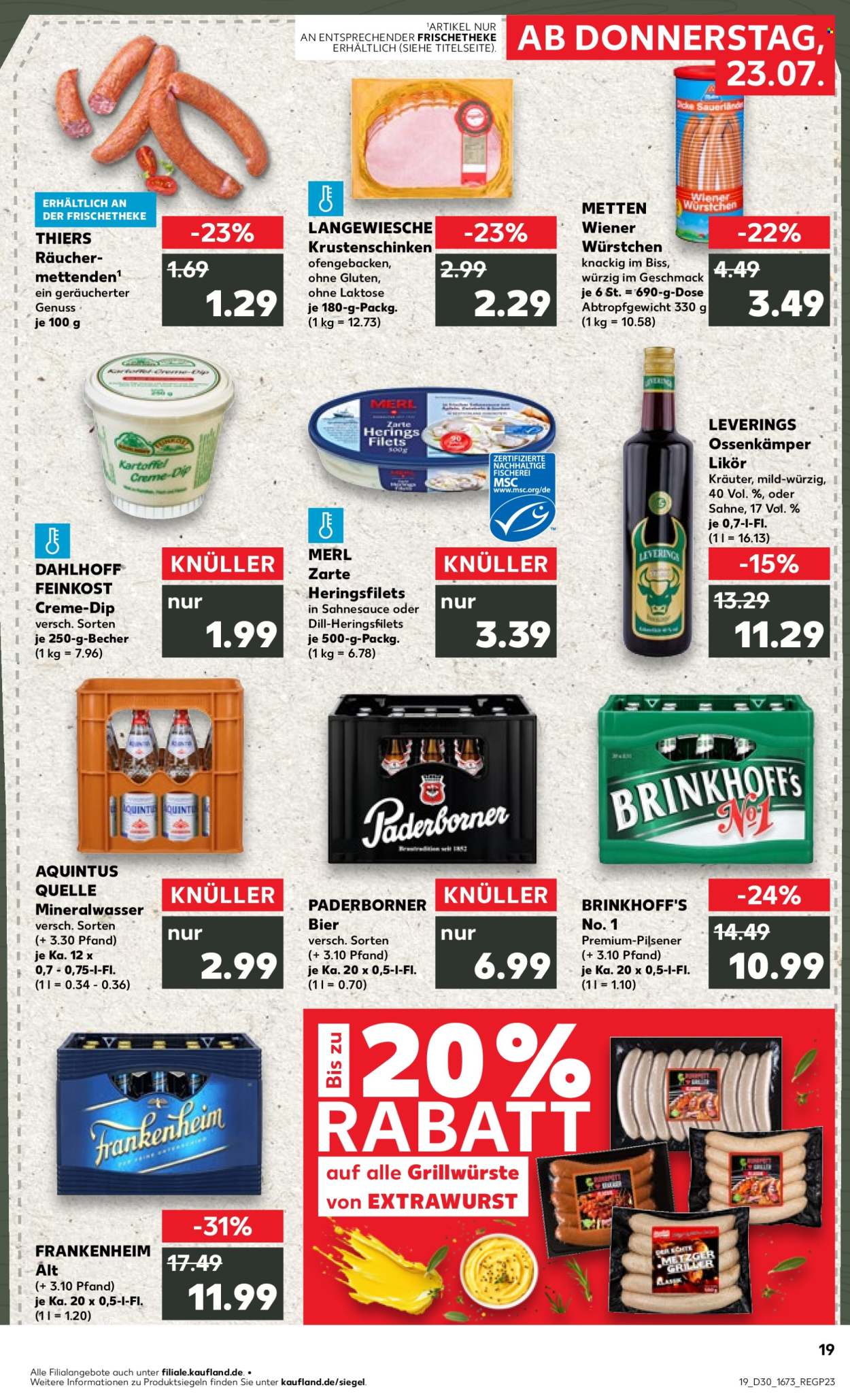 Leták Kaufland - 23.7.2026 - 29.7.2026. Strana 19
