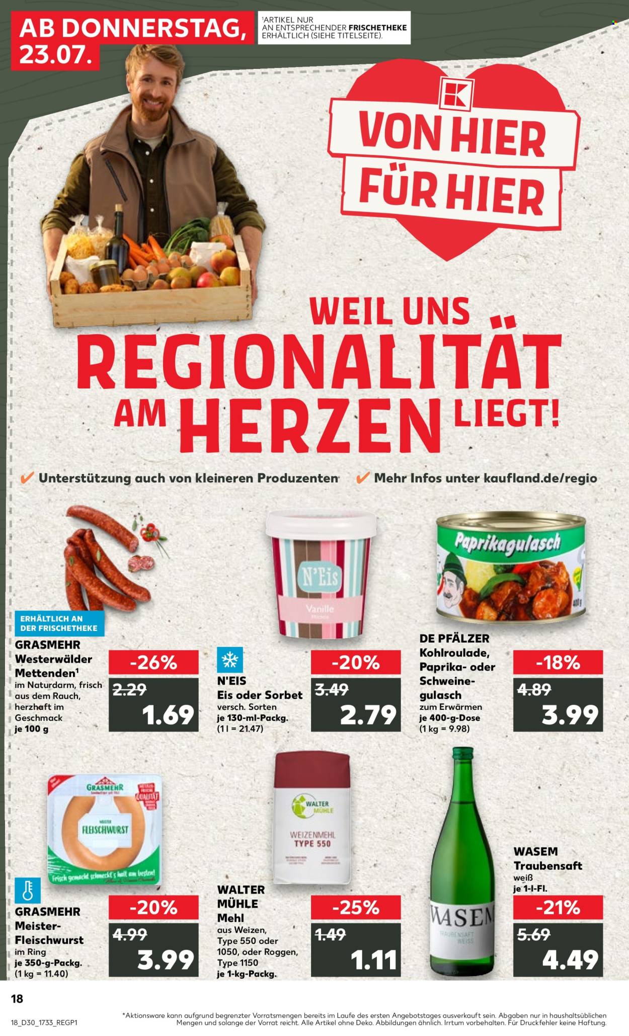 Leták Kaufland - 23.7.2026 - 29.7.2026. Strana 18