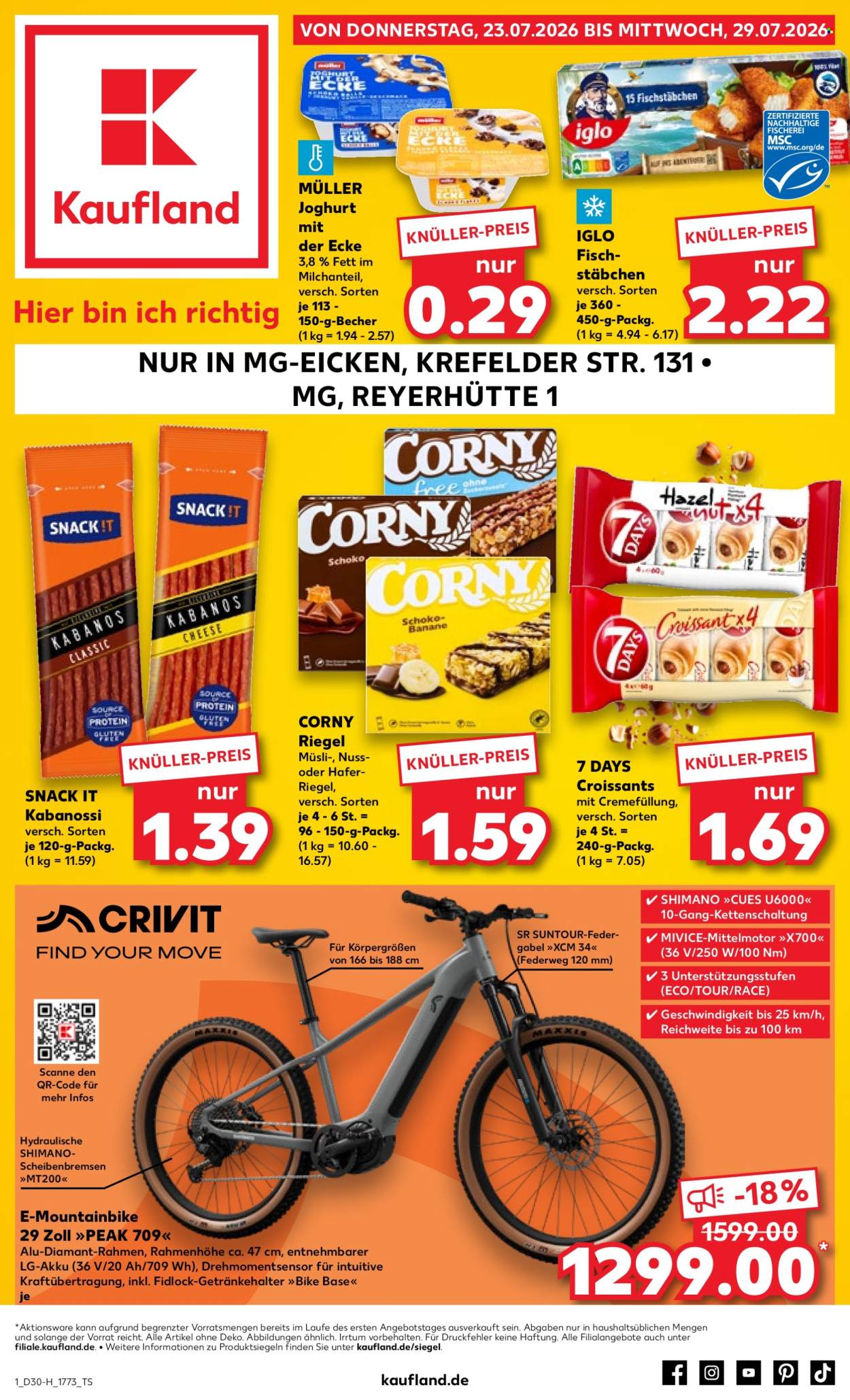 Kaufland Prospekte  - 23.07.2026 - 29.07.2026. Seite 1