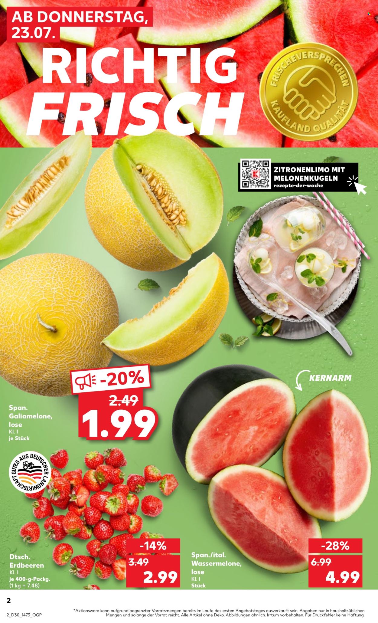 Leták Kaufland - 23.7.2026 - 29.7.2026. Strana 2