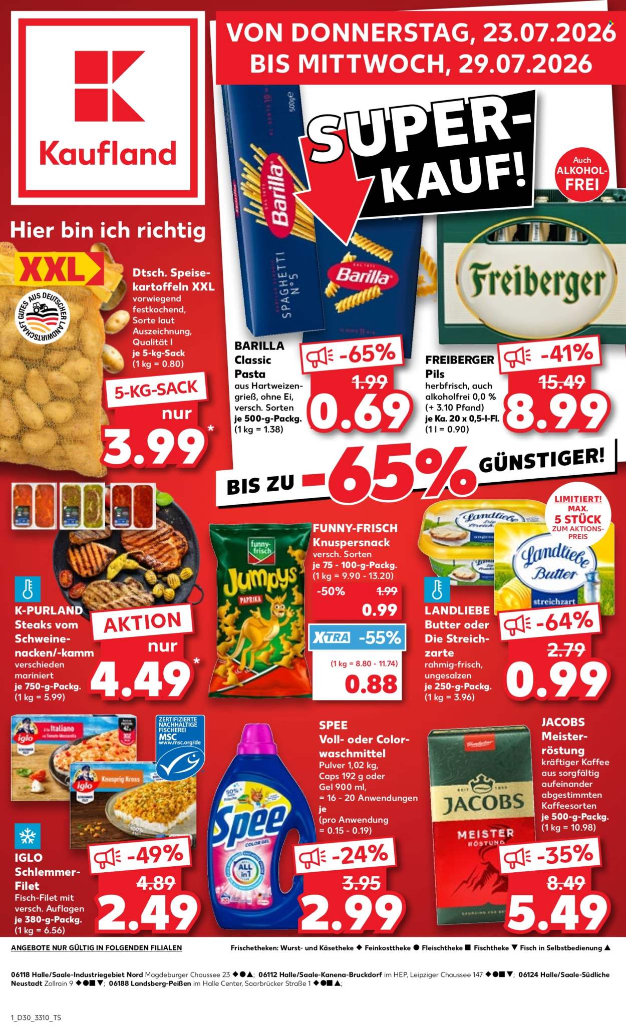 Leták Kaufland - 23.7.2026 - 29.7.2026. Strana 1