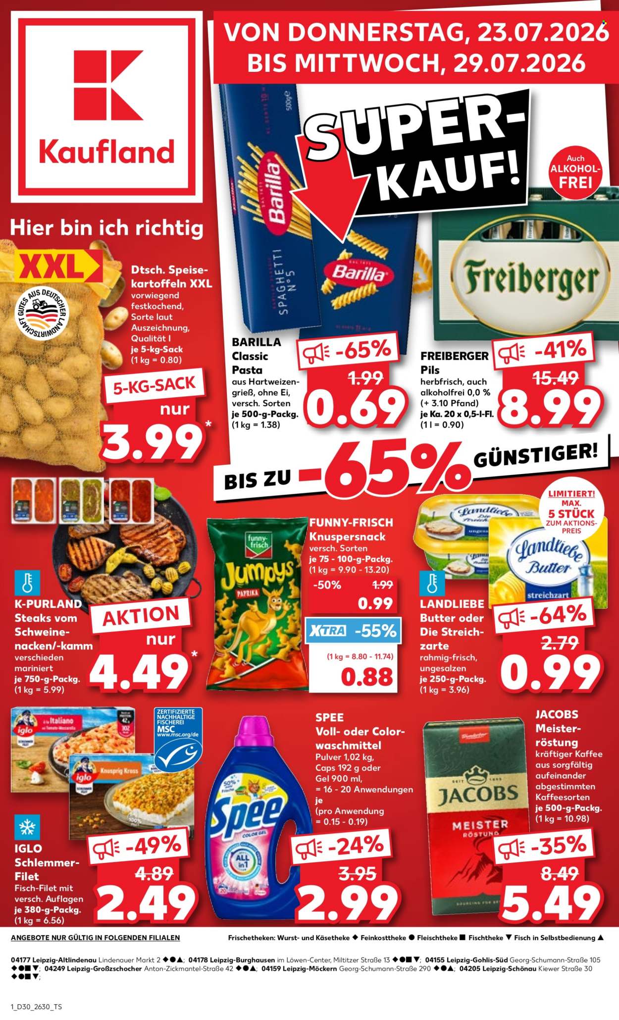 Leták Kaufland - 23.7.2026 - 29.7.2026. Strana 1