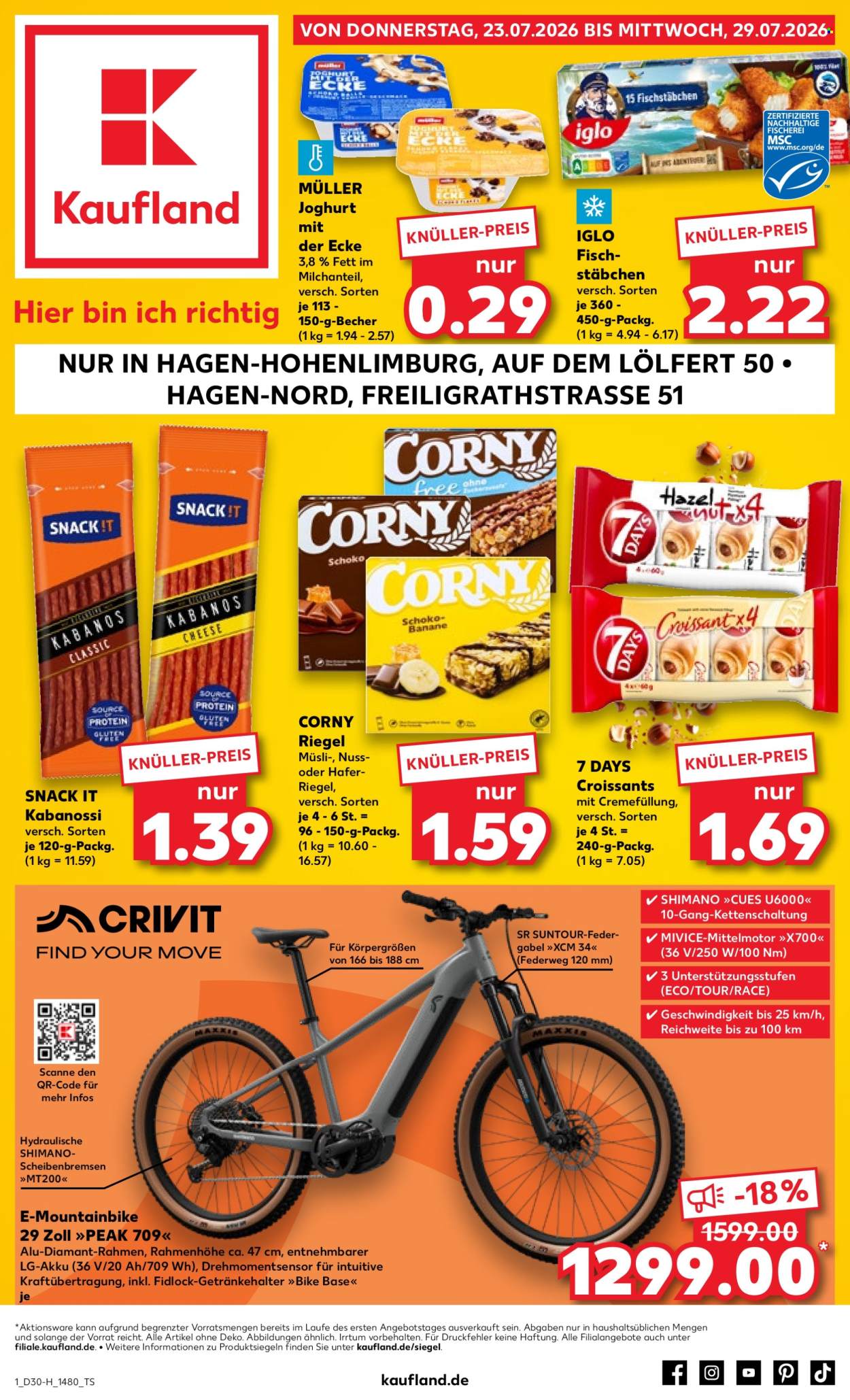Kaufland Prospekte  - 23.07.2026 - 29.07.2026. Seite 1