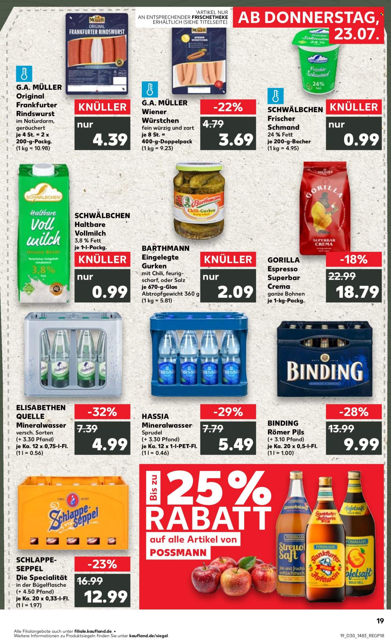 Leták Kaufland - 23.7.2026 - 29.7.2026. Strana 19