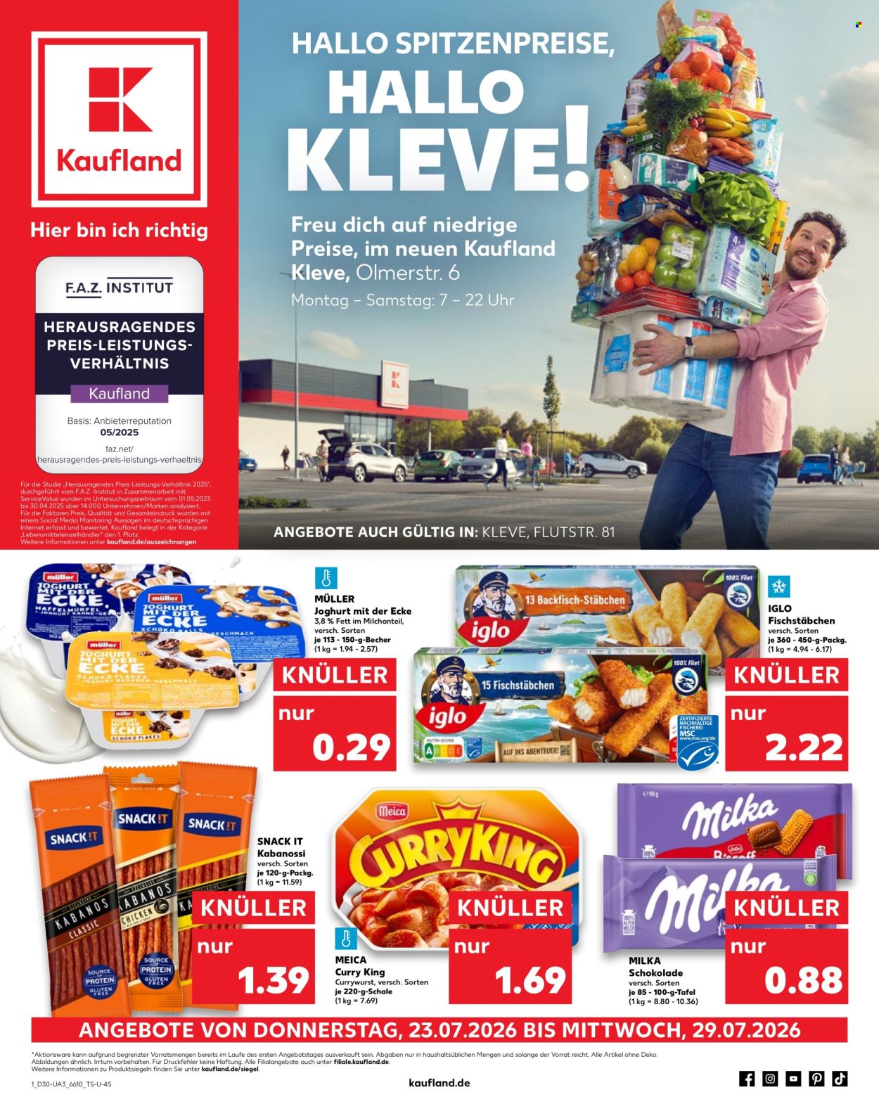Leták Kaufland - 23.7.2026 - 29.7.2026. Strana 1
