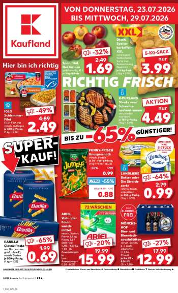 Prospekte Kaufland - 23.07.2026 - 29.07.2026.