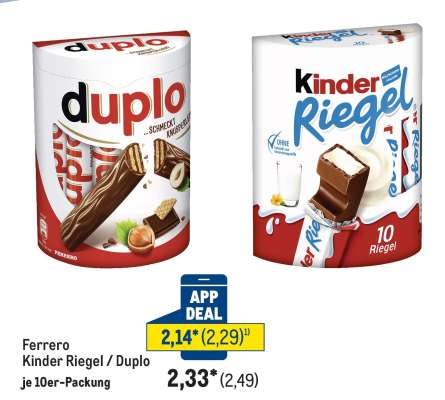 Ferrero Kinder Riegel / Duplo