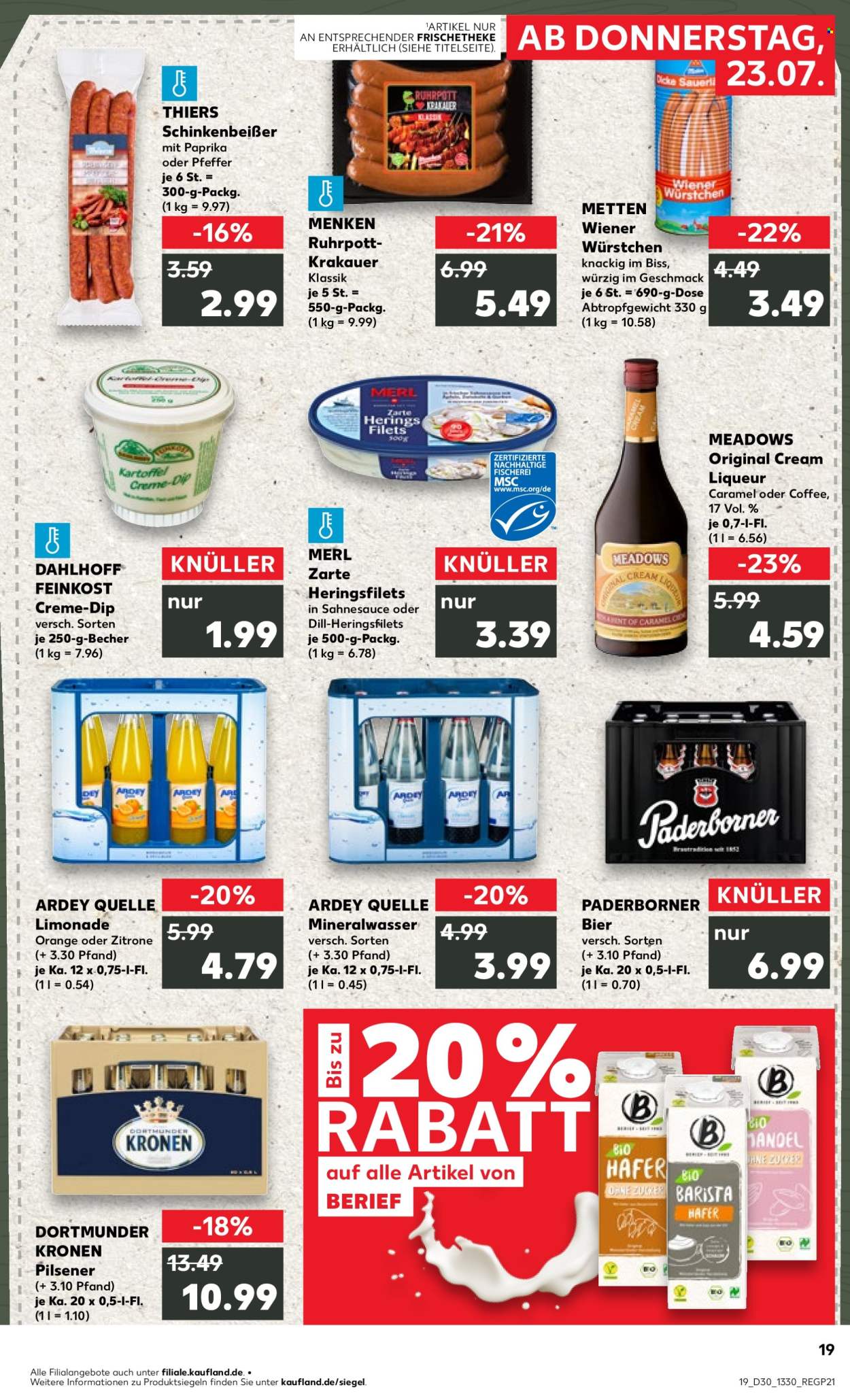 Kaufland Prospekte  - 23.07.2026 - 29.07.2026. Seite 19