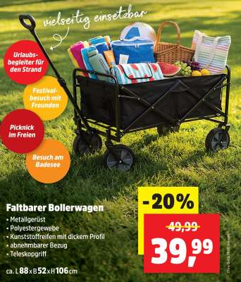 Faltbarer Bollerwagen