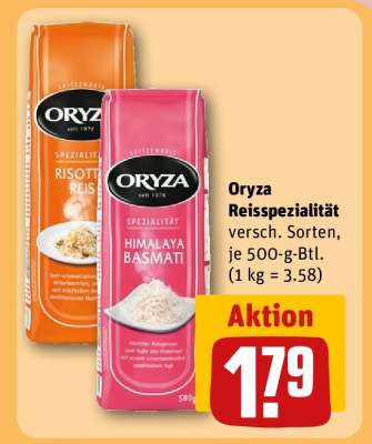 Oryza Reisspezialität