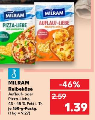 MILRAM Reibekäse