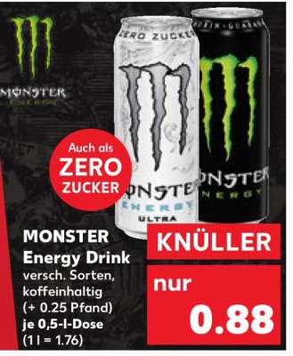 Monster energy drink