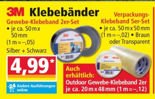 Gewebe-Klebeband 2er-Set
