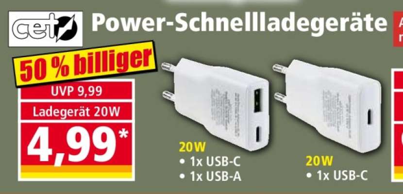 Ladegerät 20W